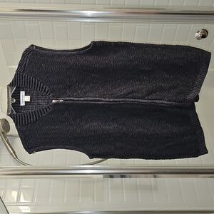 Christopher & Banks Full-Zip Knit Sweater Vest. New  Without Tags. Never Worn.